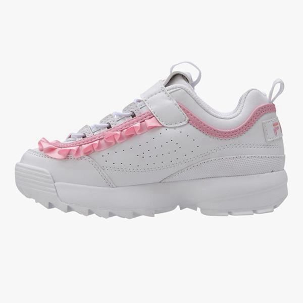 Zapatillas Fila Niñas Blancas / Rosas - Disruptor 2 Kd Frill - España 127935LZF